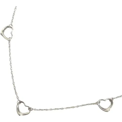 Pre-owned Jewellery, female, , Size: ONE SIZE Pre-owned Silver necklaces - Tiffany & Co. Pre-owned - Modalova