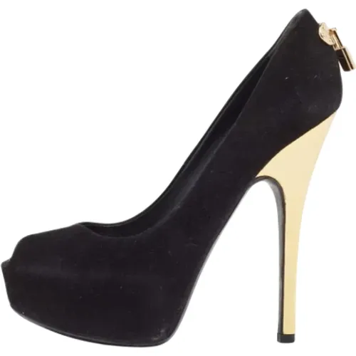 Pre-owned Suede heels , female, Sizes: 3 UK - Louis Vuitton Vintage - Modalova