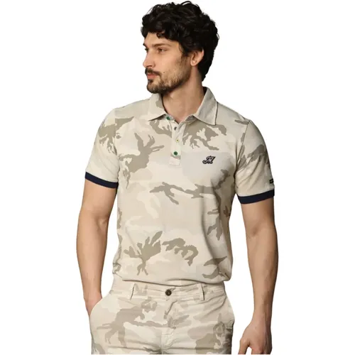 Camouflage Print Polo Regular Fit - Mason's - Modalova