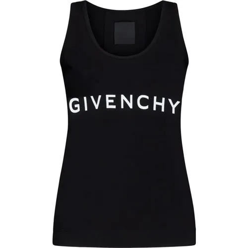 Schwarzes Tank Top T-Shirts und Polos , Damen, Größe: S - Givenchy - Modalova