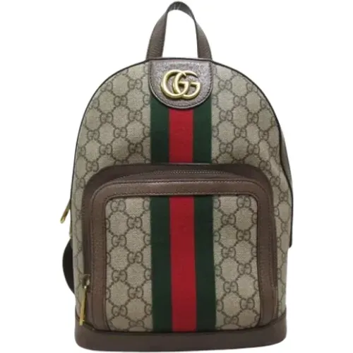 Pre-owned Backpacks, female, , Size: ONE SIZE Pre-owned Canvas gucci-bags - Gucci Vintage - Modalova