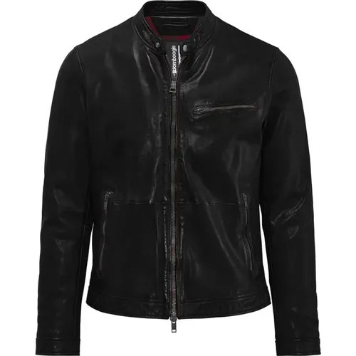 Thor Leather Jacket , male, Sizes: S, XL - BomBoogie - Modalova