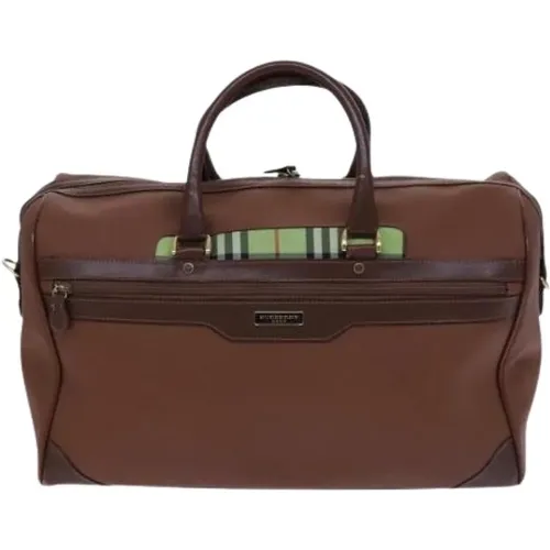 Pre-owned Weekend Bags, unisex, , Size: ONE SIZE Pre-owned Weekend Bag - Burberry Vintage - Modalova