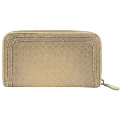 Pre-owned Wallets, female, , Size: ONE SIZE Vintage Fabric Wallet - Authentic and Stylish - Bottega Veneta Vintage - Modalova