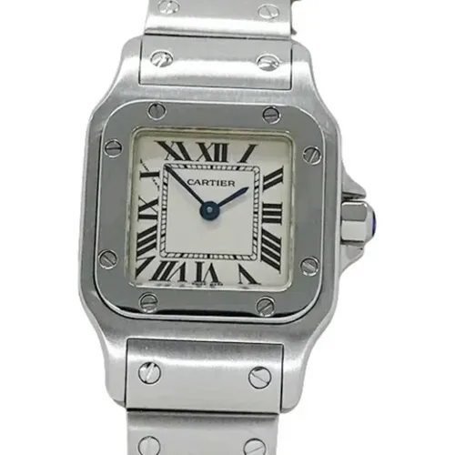 Pre-owned Stainless Steel watches , female, Sizes: ONE SIZE - Cartier Vintage - Modalova