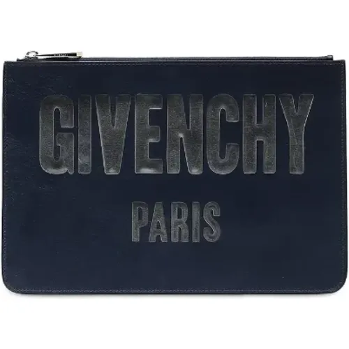 Pre-owned Clutches, female, , Size: ONE SIZE Pre-owned Leather clutches - Givenchy Pre-owned - Modalova