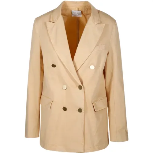 Blazers, female, , Size: S Honey Double-Breasted Blazer - Forte Forte - Modalova