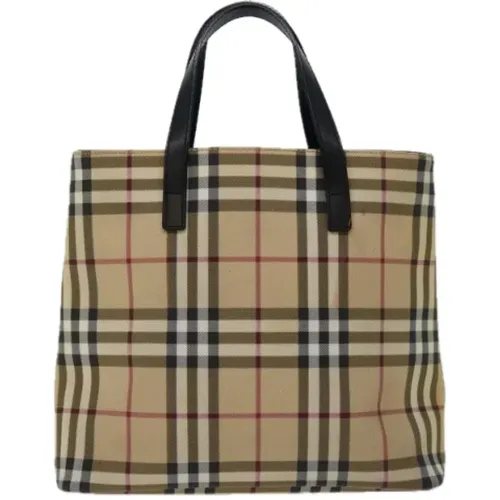 Pre-owned Tote Bags, female, , Size: ONE SIZE Pre-owned Canvas totes - Burberry Vintage - Modalova