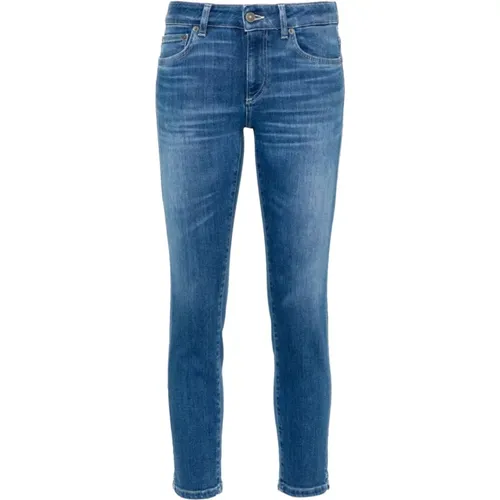 Skinny Cut Denim Jeans , female, Sizes: W25, W26, W30 - Dondup - Modalova