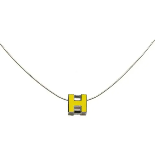 Pre-owned Jewellery, female, , Size: ONE SIZE Pre-owned Metal necklaces - Hermès Vintage - Modalova