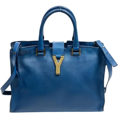 Pre-owned Tote Bags, female, , Size: ONE SIZE Pre-owned Leather shoulder-bags - Yves Saint Laurent Vintage - Modalova