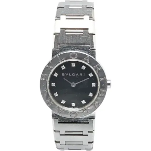 Pre-owned Watches, female, , Size: ONE SIZE Pre-owned Stainless Steel watches - Bvlgari Vintage - Modalova