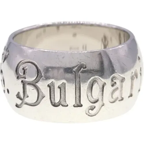 Pre-owned Jewellery, female, , Size: ONE SIZE Pre-owned Silver rings - Bvlgari Vintage - Modalova