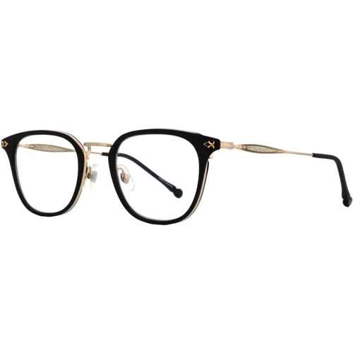 Glasses, unisex, , Size: 50 MM Brushed Gold Matte Eyewear Frames - Matsuda - Modalova