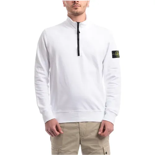 Half-Zip Sweatshirt , male, Sizes: M - Stone Island - Modalova