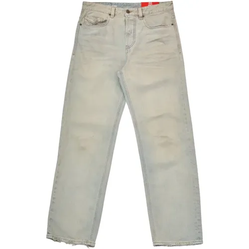 Light Washed D-Macro Jeans , male, Sizes: W29 - Diesel - Modalova