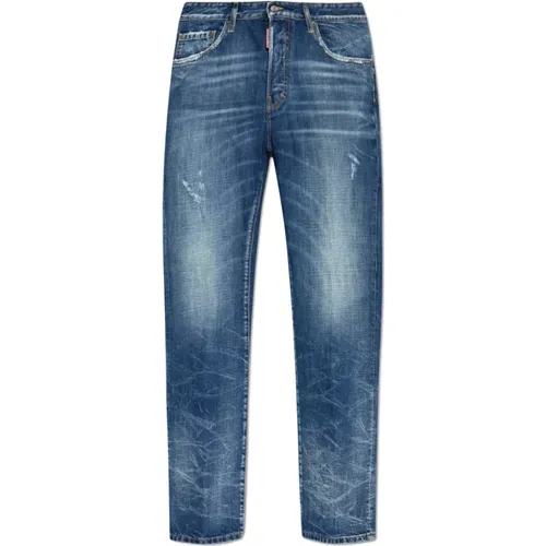 Straight Jeans, male, , Size: S Jeans 642 - Dsquared2 - Modalova