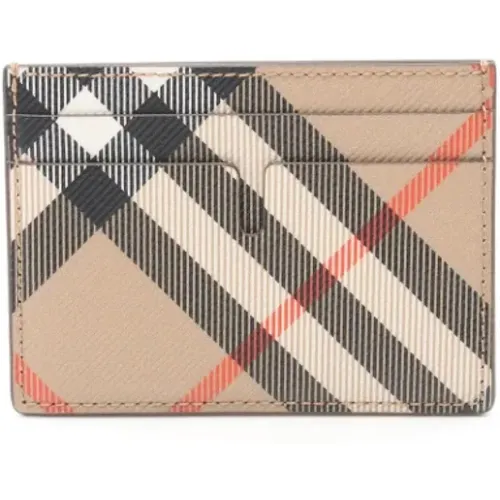 Pre-owned Wallets, male, , Size: ONE SIZE Pre-owned Coated canvas home-office - Burberry Vintage - Modalova