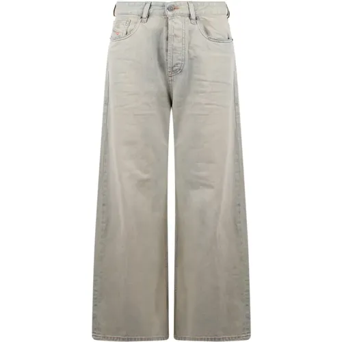 D-Sire wide-leg jeans , female, Sizes: W24, W25, W27 - Diesel - Modalova