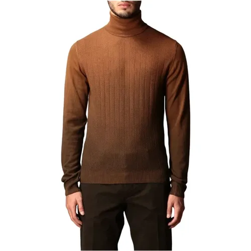 Turtlenecks, male, , Size: S High Neck Sweater - Manuel Ritz - Modalova