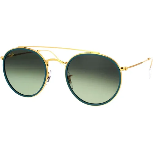 Vintage Green Round Sunglasses , unisex, Sizes: 51 MM - Ray-Ban - Modalova