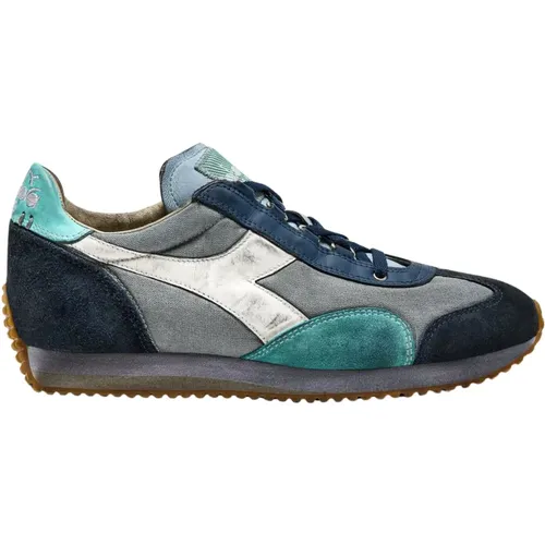 Sneakers, male, , Size: 12 1/2 US Canvas and Suede Sneakers - Diadora - Modalova