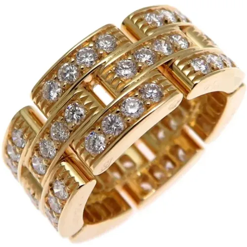 Pre-owned Jewellery, female, , Size: ONE SIZE Pre-owned Gold rings - Cartier Vintage - Modalova