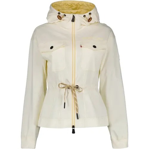 Windproof Jacket with Reflective Triangle , female, Sizes: S, XS - Moncler - Modalova