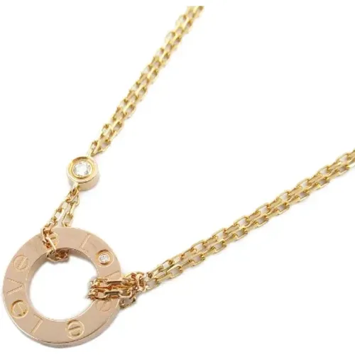 Pre-owned Jewellery, female, , Size: ONE SIZE Pre-owned Metal necklaces - Cartier Vintage - Modalova