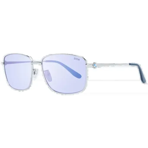 Sunglasses, male, , Size: ONE SIZE Gold Aviator Sunglasses - BMW - Modalova