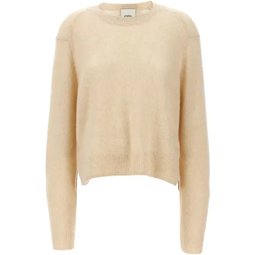 Beiger Lylia Seidenwollpullover , Damen, Größe: S - Isabel marant - Modalova