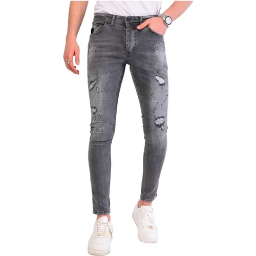 Slim-fit Jeans , male, Sizes: W34, W38, W33, W32, W36 - Local Fanatic - Modalova