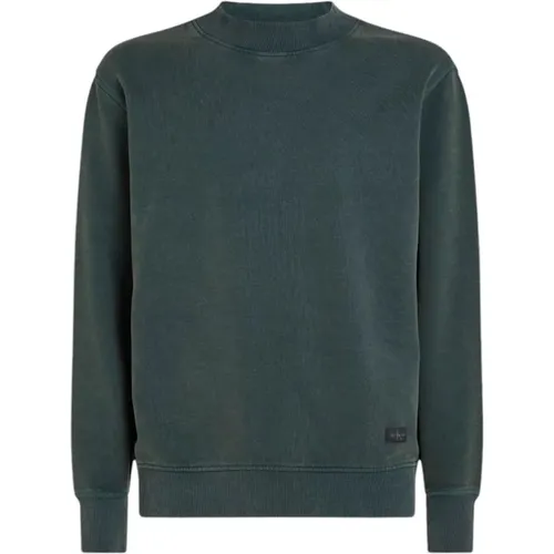 Stylischer Sweatshirt für Männer , Herren, Größe: L - Calvin Klein - Modalova