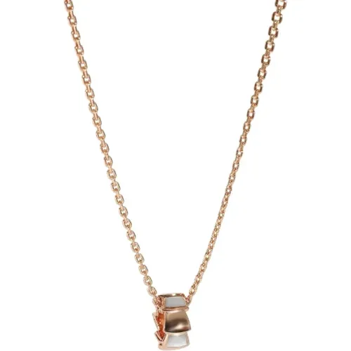 Pre-owned Jewellery, female, , Size: ONE SIZE Pre-owned Rose Gold necklaces - Bvlgari Vintage - Modalova