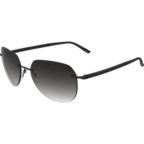 Sunglasses, unisex, , Size: ONE SIZE /Dark Grey Sunglasses SUN C-2 - Silhouette - Modalova