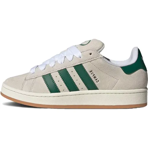 Retro Campus Dunkelgrüner Sneaker , Damen, Größe: 36 2/3 EU - Adidas - Modalova