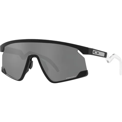 Sunglasses, unisex, , Size: 39 MM Matte Black Sunglasses with Prizm Black - Oakley - Modalova