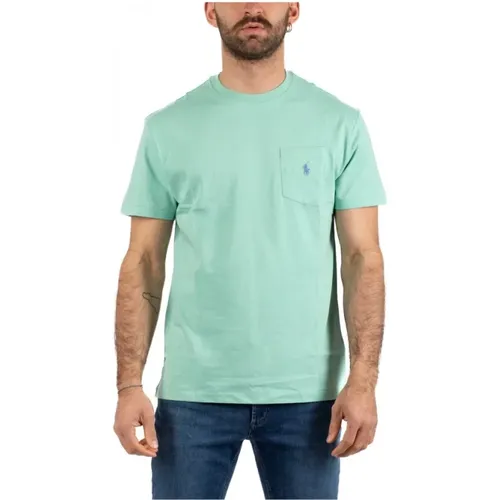 Herren Klassisches T-Shirt , Herren, Größe: L - Ralph Lauren - Modalova
