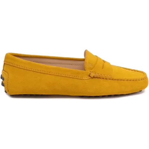 Stilvolle Wildleder-Loafers für Damen , Damen, Größe: 40 1/2 EU - TOD'S - Modalova