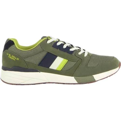 Sneakers, male, , Size: 8 US Green Sneakers - U.s. Polo Assn. - Modalova