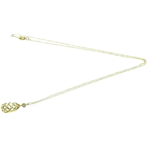 Pre-owned Jewellery, female, , Size: ONE SIZE Pre-owned Gold necklaces - Tiffany & Co. Pre-owned - Modalova