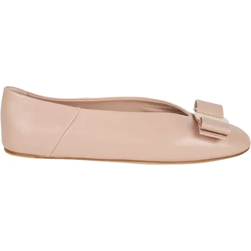 Flache Schuhe Vanna Stil , Damen, Größe: 36 1/2 EU - Salvatore Ferragamo - Modalova