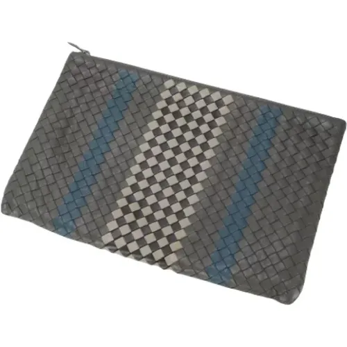 Pre-owned Clutches, female, , Size: ONE SIZE Pre-owned Leather clutches - Bottega Veneta Vintage - Modalova