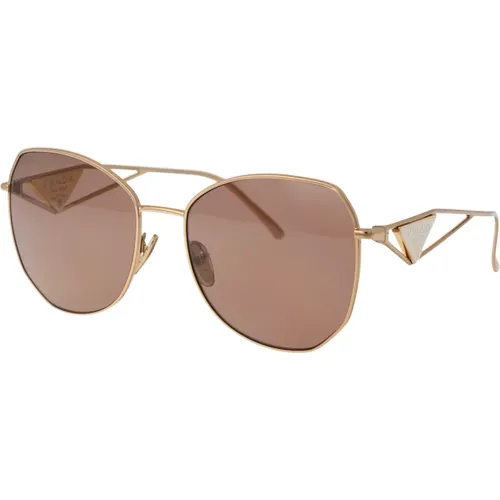 Stylish Sunglasses with Unique Design , female, Sizes: 57 MM - Prada - Modalova