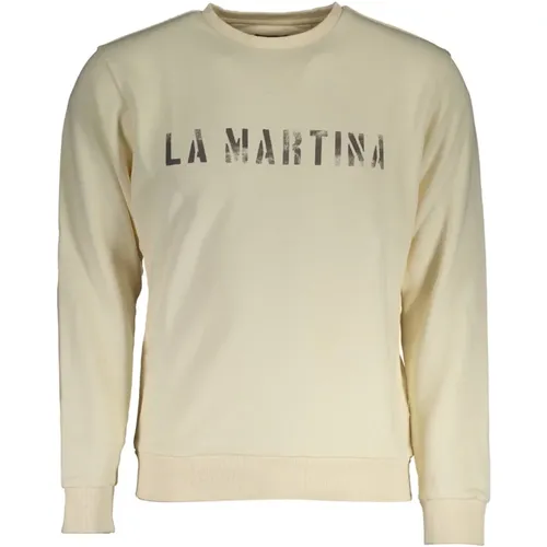 Sweatshirts, male, , Size: 2XL Mens Long Sleeve Sweatshirt with Print - LA MARTINA - Modalova