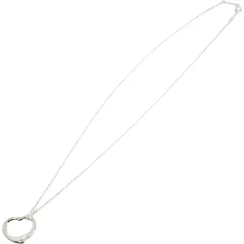 Pre-owned Jewellery, female, , Size: ONE SIZE Pre-owned Silver necklaces - Tiffany & Co. Pre-owned - Modalova