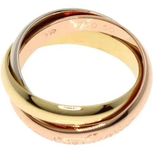 Pre-owned Gold rings , female, Sizes: ONE SIZE - Cartier Vintage - Modalova