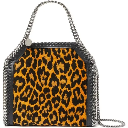 Handbags, female, , Size: ONE SIZE Leopard Tote Bag Animalier - Stella Mccartney - Modalova