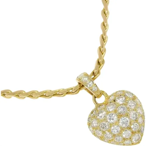 Pre-owned Jewellery, female, , Size: ONE SIZE Pre-owned Gold necklaces - Cartier Vintage - Modalova