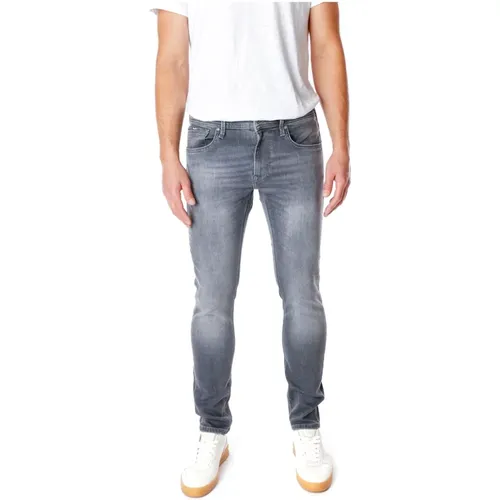 Slim Fit Midwaist Jeans , Herren, Größe: W36 L34 - Pepe Jeans - Modalova